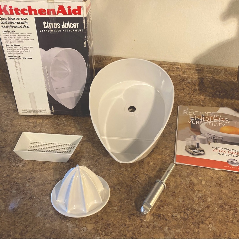KitchenAid Citrus Juicer Stand Mixer Attachment - White